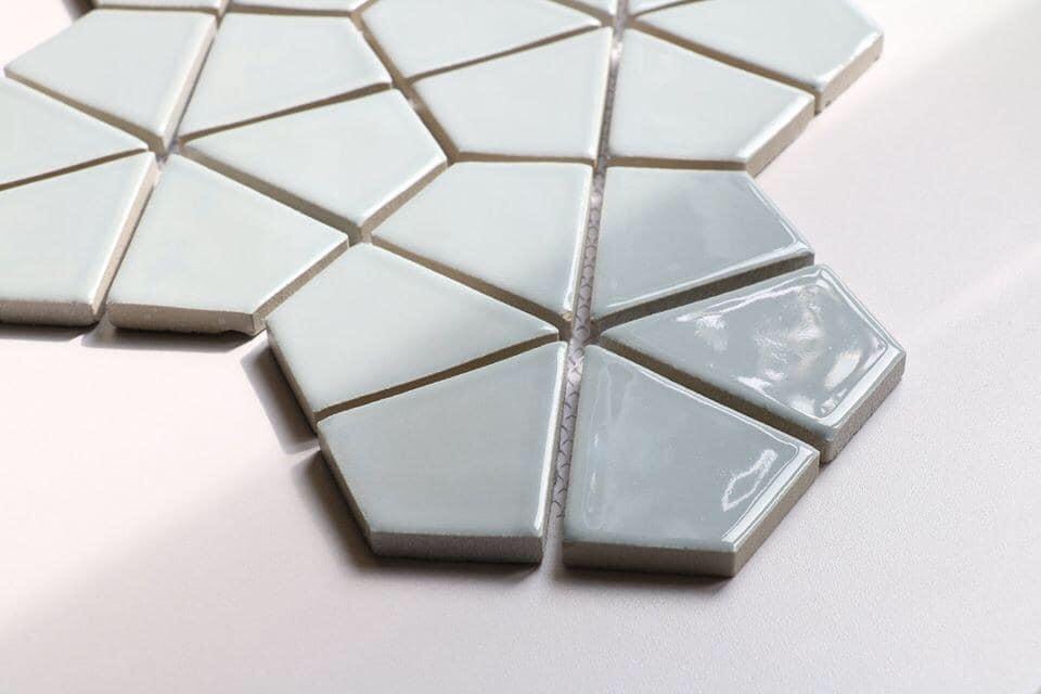gạch Mosaic diamond shaped keo dán gạch kingkong